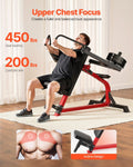 Incline Chest Fly Machine 450kg Adjustable Home Gym Equipment