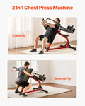 Incline Chest Fly Machine 450kg Adjustable Home Gym Equipment