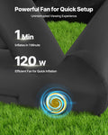 VEVOR 14ft Inflatable Movie Screen 16:9 600D Projector Portable Bag