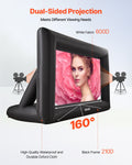 VEVOR 14ft Inflatable Movie Screen 16:9 600D Projector Portable Bag