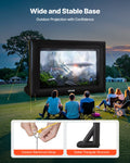 VEVOR 14ft Inflatable Movie Screen 16:9 600D Projector Portable Bag