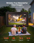 Inflatable Movie Screen 16ft 16:9 600D Projector Portable Bag