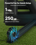 Inflatable Movie Screen 16ft 16:9 600D Projector Portable Bag