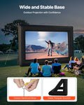 Inflatable Movie Screen 16ft 16:9 600D Projector Portable Bag