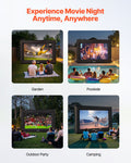 Inflatable Movie Screen 16ft 16:9 600D Projector Portable Bag