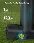 Inflatable Movie Screen 15ft 16:9 600D Projector Portable Bag
