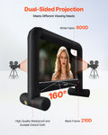 Inflatable Movie Screen 15ft 16:9 600D Projector Portable Bag