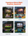 Inflatable Movie Screen 15ft 16:9 600D Projector Portable Bag