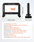 Inflatable Movie Screen 15ft 16:9 600D Projector Portable Bag