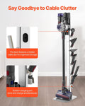 Dyson Vacuum Stand V15 V12 V11 V10 V8 V7 V6 6 Hooks Grey