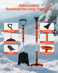 Snow Shovel Brush Ice Scraper 107cm Extendable Car Winter Tool