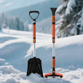 Snow Shovel Brush Ice Scraper 107cm Extendable Car Winter Tool