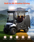 Golf Cart Cover 600D Waterproof Oxford Fabric 2+2+2 Passenger