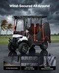 Golf Cart Cover 600D Waterproof Oxford Fabric 2+2+2 Passenger