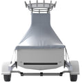 T-Top Boat Cover 20-22ft 600D Marine Grade Waterproof Grey