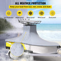 T-Top Boat Cover 22-24ft 600D Marine Grade Oxford Grey