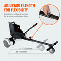 Hoverboard Seat Attachment Go Kart Adjustable 99.8kg Load