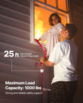Fire Escape Ladder 3-Story 7.62m Retractable Aluminum 453KG