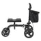 Knee Scooter Folding Carbon Steel Height Adjustable Dual Brakes