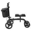 Knee Scooter Folding Carbon Steel Height Adjustable Dual Brakes