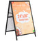 A Frame Sidewalk Sign 61x91cm Double-Sided Heavy Duty Steel