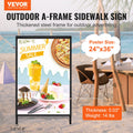 A Frame Sidewalk Sign 61x91cm Double-Sided Heavy Duty Steel