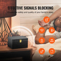 Faraday Box Signal Blocking Holder for 5~8 Car Keys with 2 Key Bags Black