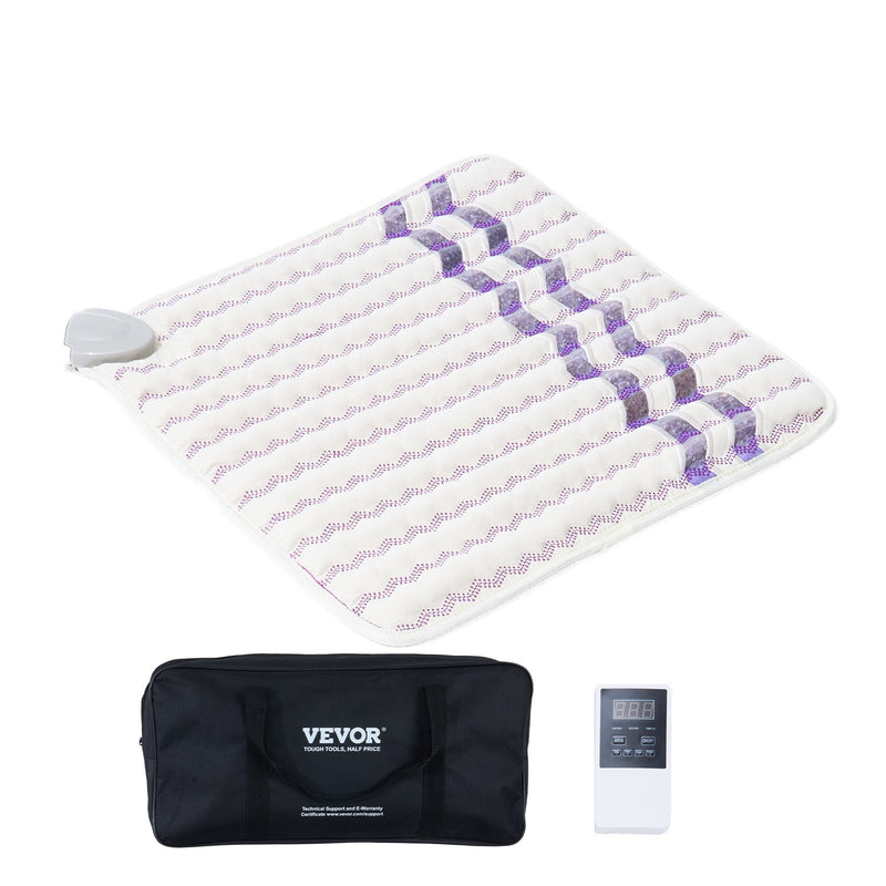 Far Infrared Heating Pad Amethyst Gemstones Negative Ions Mat