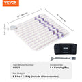 Far Infrared Heating Pad Amethyst Gemstones Negative Ions Mat