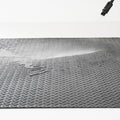 Diamond-Plate Rubber Flooring Roll, 3 mm x 4 ft x 15 ft Garage Floor Mat, SBR Rubber Garage Flooring Roll, Easy to Clean, Diamond Plate Rubber Mat for Under Cars, Garage Industry Gym, Black