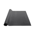 Diamond-Plate Rubber Flooring Roll 3mm 4ft x 15ft Black