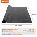 Diamond Plate Rubber Flooring 3mm 4ft x 6ft Roll Black Garage Mat