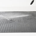 Diamond Plate Rubber Flooring 3mm 4ft x 6ft Roll Black Garage Mat