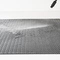 Diamond-Plate Rubber Flooring Roll 3mm 4ft x 8ft Garage Mat Black