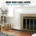 2x Cable Cover Ramp 907kg/Axle Heavy Duty Floor Cord Protector