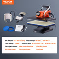 Heat Press 12x15in 5in1 Sublimation Transfer T-shirt Mug Cup