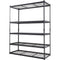 5-Tier Heavy Duty Garage Shelving Unit 2000lbs 60x24x78 Black