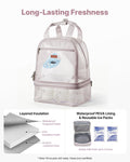 Breast Pump Backpack Breastfeeding Bag Ice Pack S1 S2 Light Pink