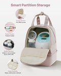 Breast Pump Backpack Breastfeeding Bag Ice Pack S1 S2 Light Pink