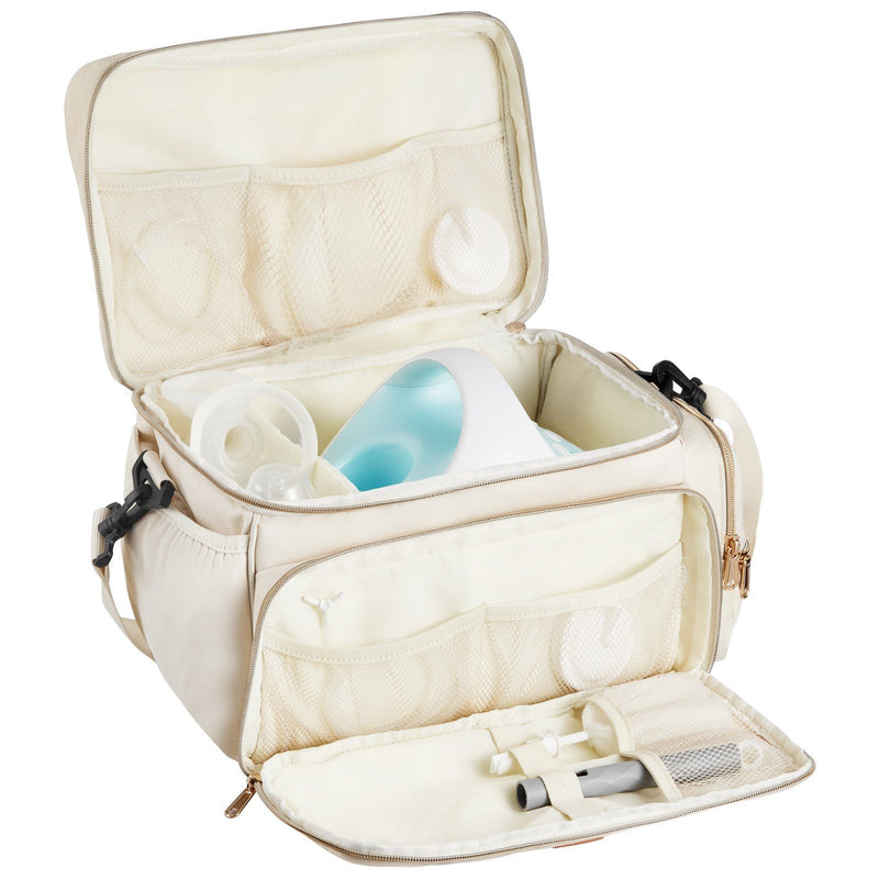 Breast Pump Bag Waterproof Mat Beige Fits S1 S2 Storage