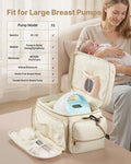 Breast Pump Bag Waterproof Mat Beige Fits S1 S2 Storage