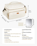 Breast Pump Bag Waterproof Mat Beige Fits S1 S2 Storage