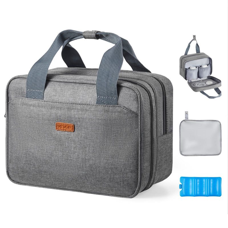 Wearable Breast Pump Bag M5 M6 Grey Portable Breastfeeding