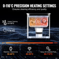 Ultrasonic Cleaner 2L 60W Heater Timer Digital Watch Glasses Coin