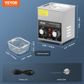 Ultrasonic Cleaner 2L 60W Heater Timer Digital Watch Glasses Coin