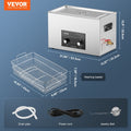 30L Ultrasonic Cleaner 360W Digital Heater Timer Basket