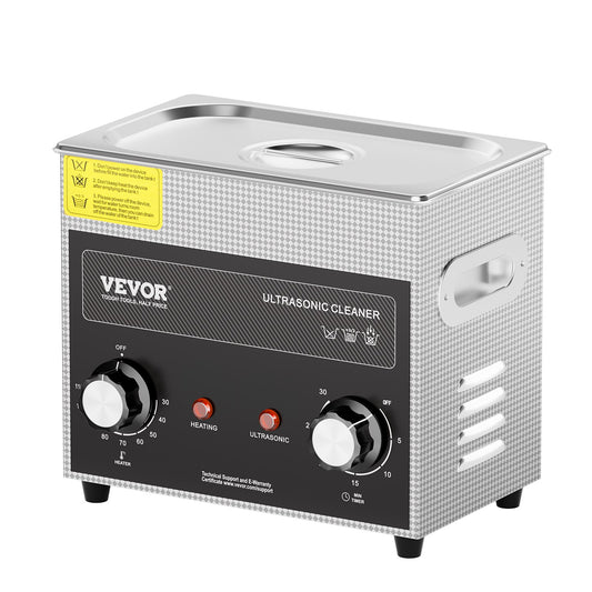 Ultrasonic Cleaner 3L 120W Heater Timer Digital Watch Glasses