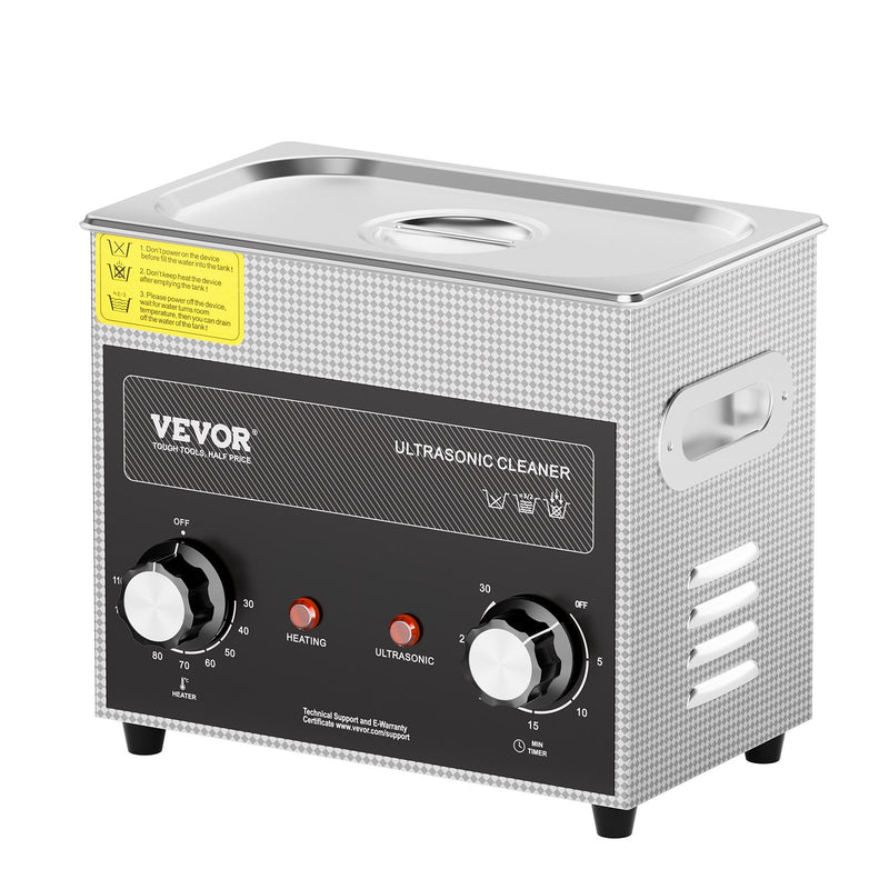 Ultrasonic Cleaner 3L 120W Heater Timer Digital Watch Glasses