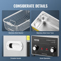 Ultrasonic Cleaner 3L 120W Heater Timer Digital Watch Glasses