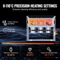 Ultrasonic Cleaner 6L 180W Digital Heater Timer Basket Watch Glasses
